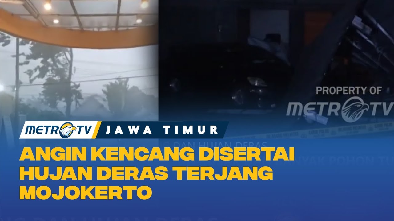 Angin Puting Beliung Terjang Mojokerto, Puluhan Rumah Rusak