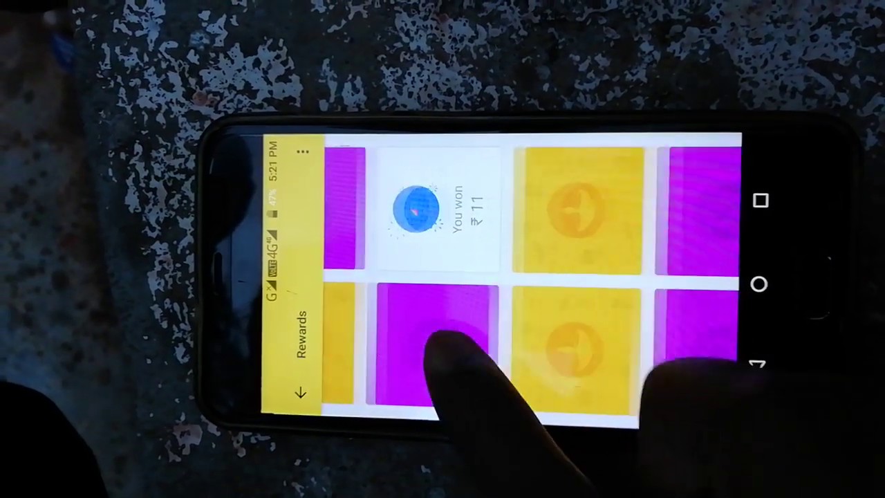 Googlepay scratch card live scratching