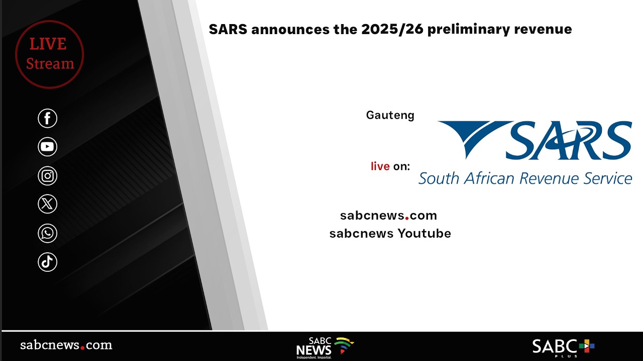 SARS Commissioner, Mr Edward Kieswetter announces the 2025/26 preliminary revenue