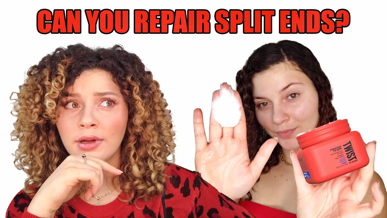 CAN YOU REPAIR SPLIT ENDS? (twist strengthen the bond hair mask review)