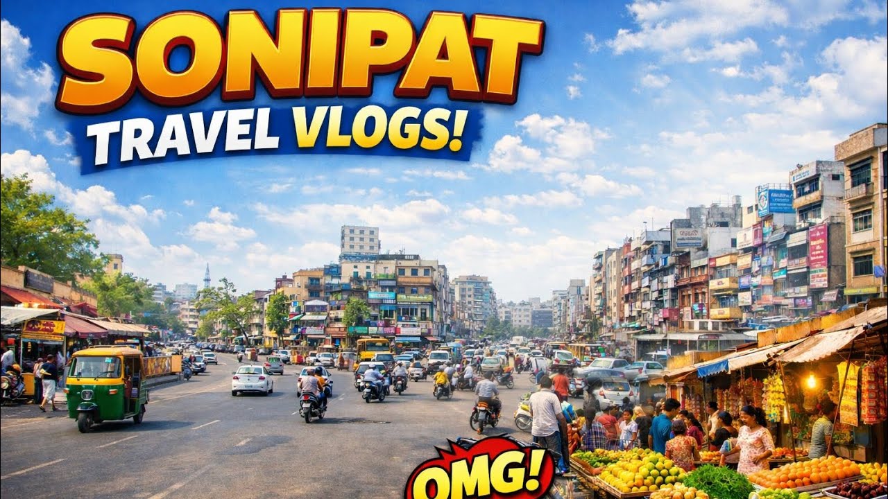 Real Sonipat Tour – Buildings, Roads & Market Life