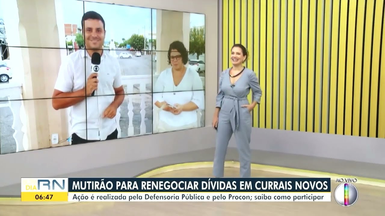 Bom dia RN destaca mutirões do consumidor realizados pela Defensoria Pública do RN