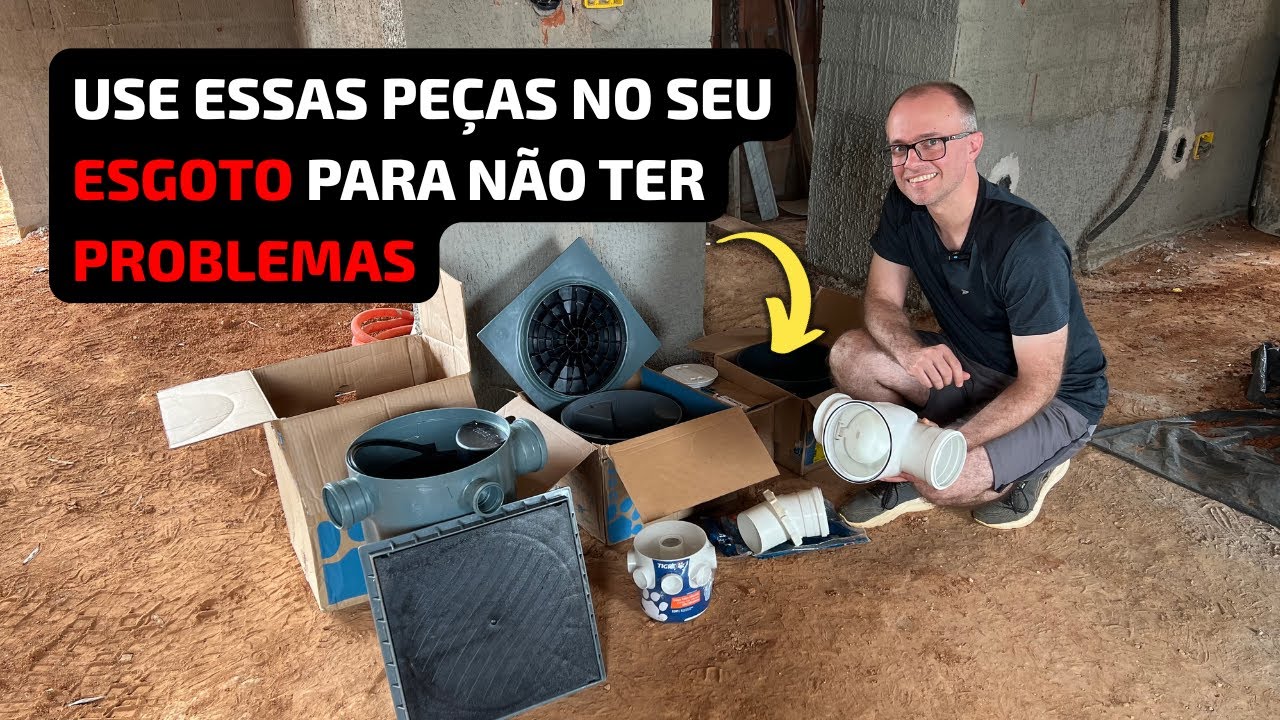 Use essas peças na sua rede de esgoto para não ter problemas.