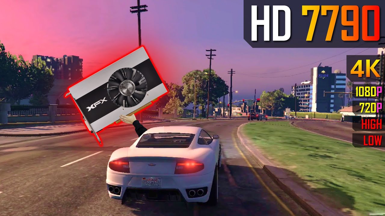 The HD 7790 1GB from 2013 in GTA 5!