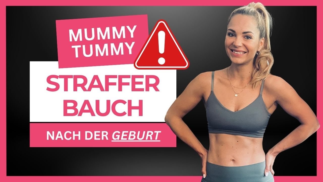 STRAFFER BAUCH nach der Geburt | REKTUSDIASTASE | Mama Vlog |#Fitmum
