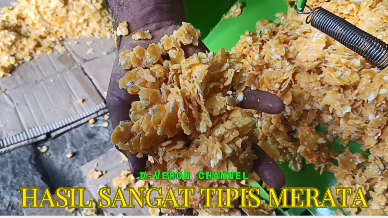 MESIN PEMIPIH JAGUNG - Hasil Tipis Merata