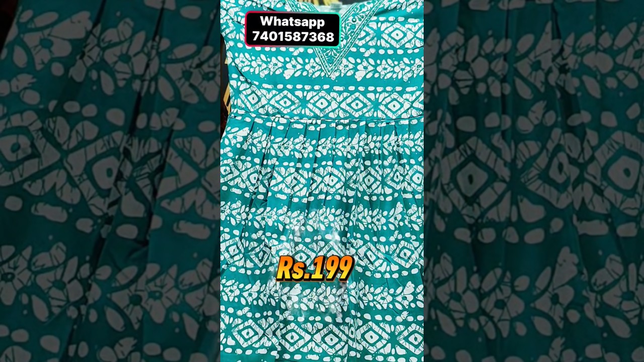 v-neck umbrella kurtis @ Rs.199 #@ALIF-TS