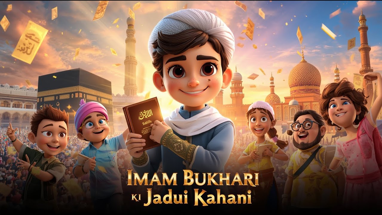 Imam Bukhari Ka Bachpan | امام بخاری کی سچی کہانی | Islamic Moral Story | Islamic Kids Official