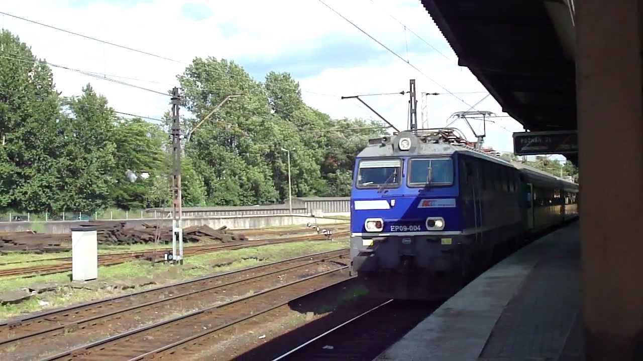 Gliwice: EP09-004 z TLK 