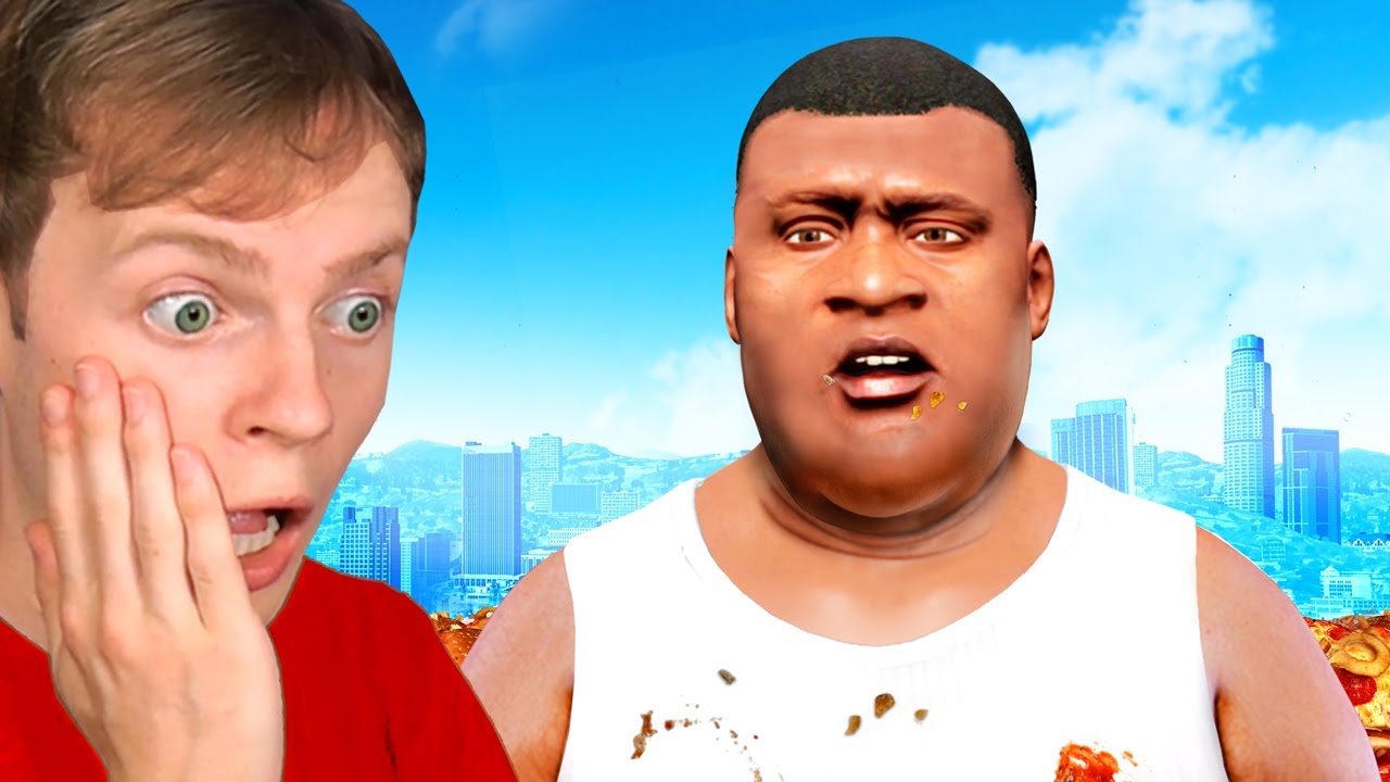 GTA 5, но Франклин становится толще