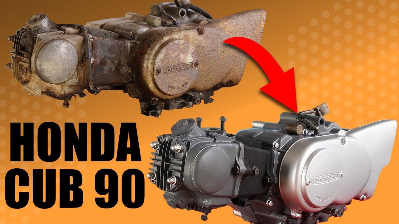 EP3 - Honda Dax Minitrail restoration (1969 ST50) | 1970's Cub C90 Engine RESTORATION