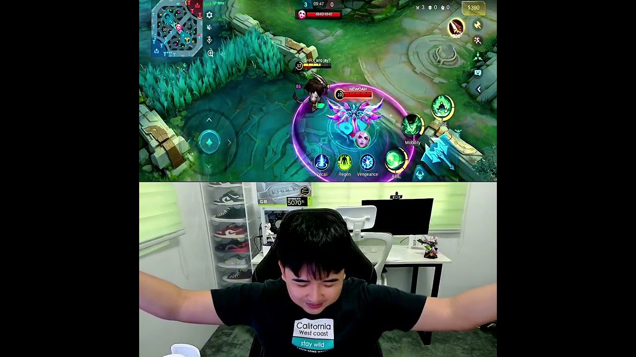 Newoah против King fear #mobilegends