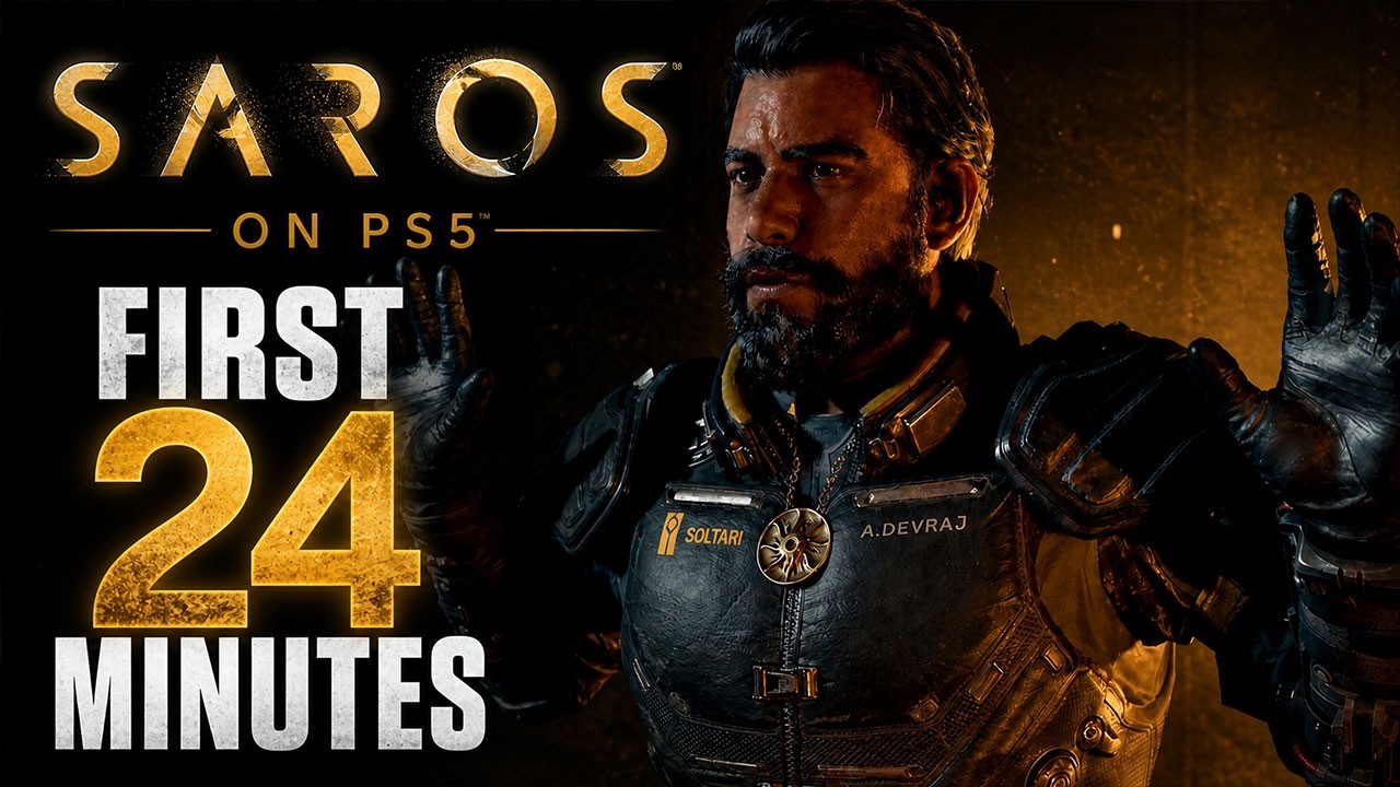 SAROS PS5 Gameplay &ndash; The First 24 Minutes Are INSANE (4K 60FPS)