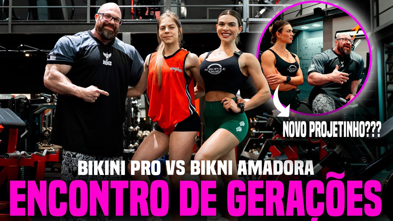 BIKINI PRO VS BIKINI AMADORA - TREINO DE GLÚTEO COM 10 ANOS DE ENSINAMENTOS !!!! | THE COME BACK