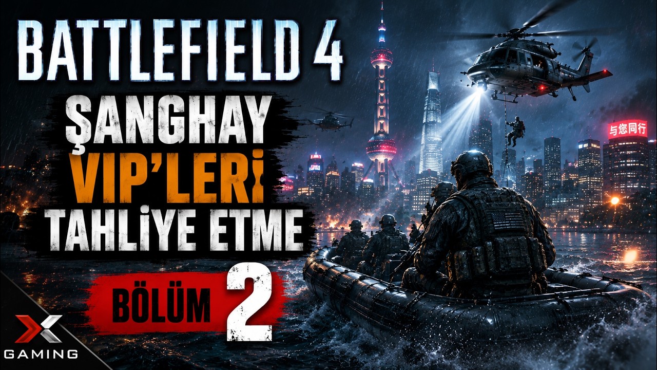 BATTLEFİELD 4 | Şanghay | VIP'leri tahliye etme |  Bölüm 2