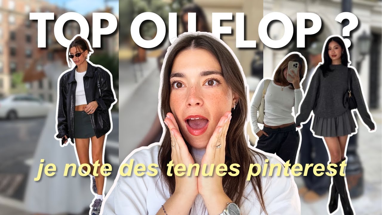 JE RÉAGIS À 20 TENUES PINTEREST : mode ou flop (j’ai trouvé mon nouveau style ???)
