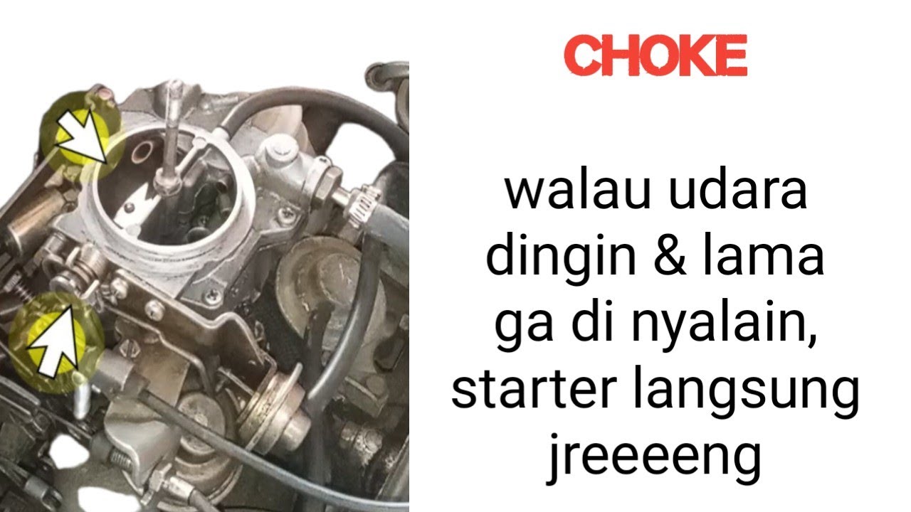 choke aktif karburator daihatsu charade classy G102 rs @Classystory
