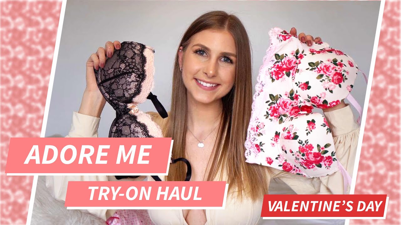 Valentine's Day Adore Me Try-on Haul | Corsets, pajamas, and lingerie sets!