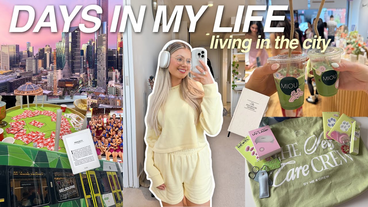 DAYS IN MY LIFE (vlog) 🌷🎧 | AFL GF Party, Cleaning, PR Event, Haul, Etc! | Melbourne, Australia ✨