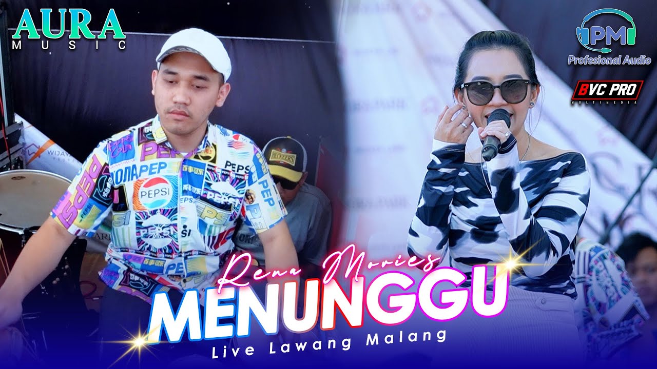 MENUNGGU RENA MOVIES // AURA MUSIC //  PM AUDIO MADIUN LIVE LAWANG MALANG 
