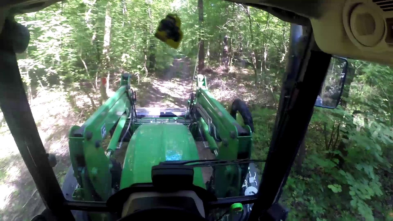 Oczami Traktorzysty John Deere 5080M #5  Przeprawa Przez Las