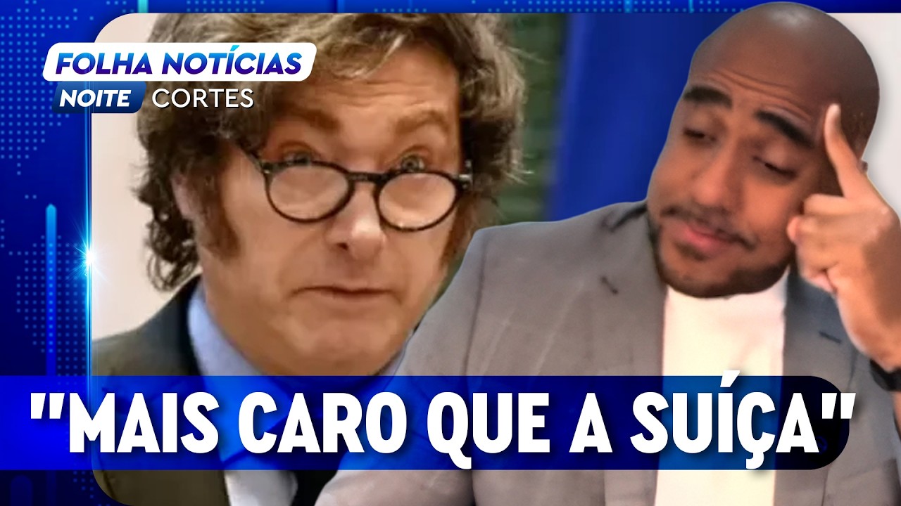 BOLSONARISTA vai à ARGENTINA e expõe o DESASTRE DE MILEI