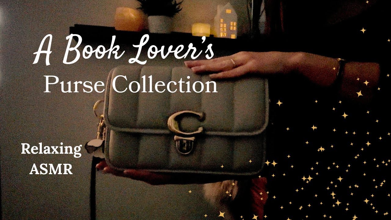 ASMR Purse Collection 👜 (soft spoken, tapping, whispering asmr, books)
