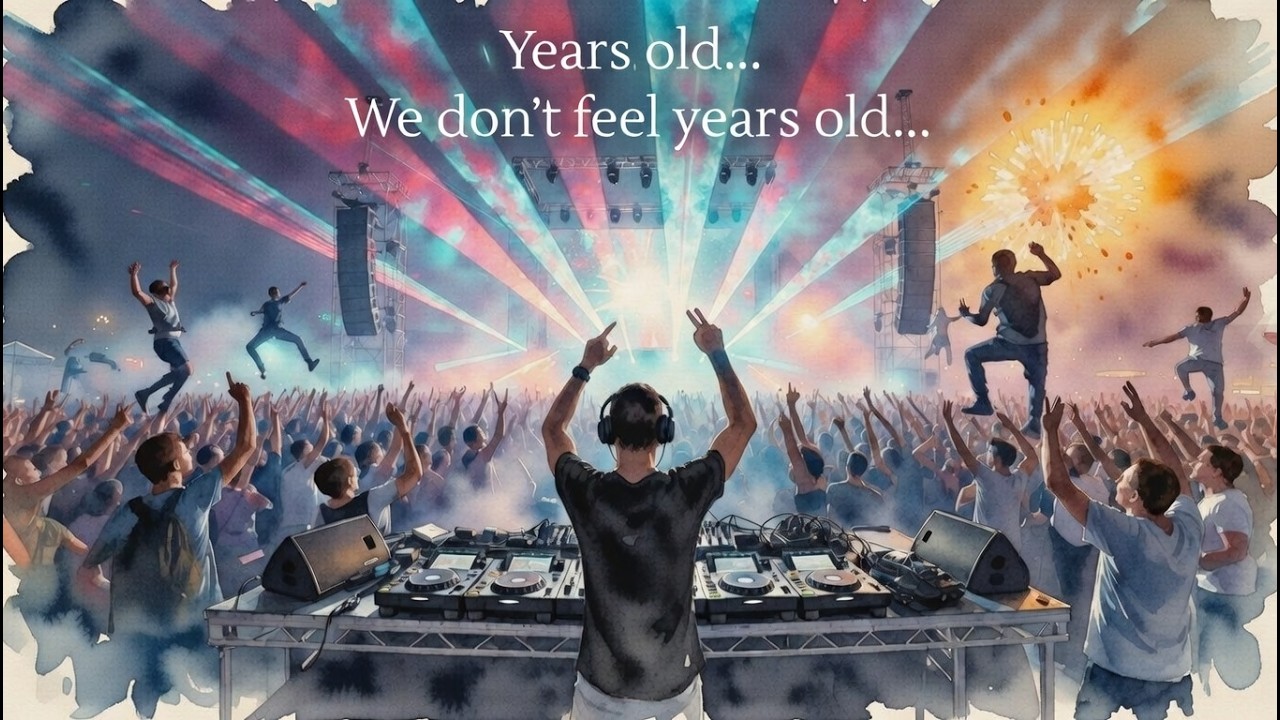 EDM Years old We don’t feel years old -NNTT ( Test bass)