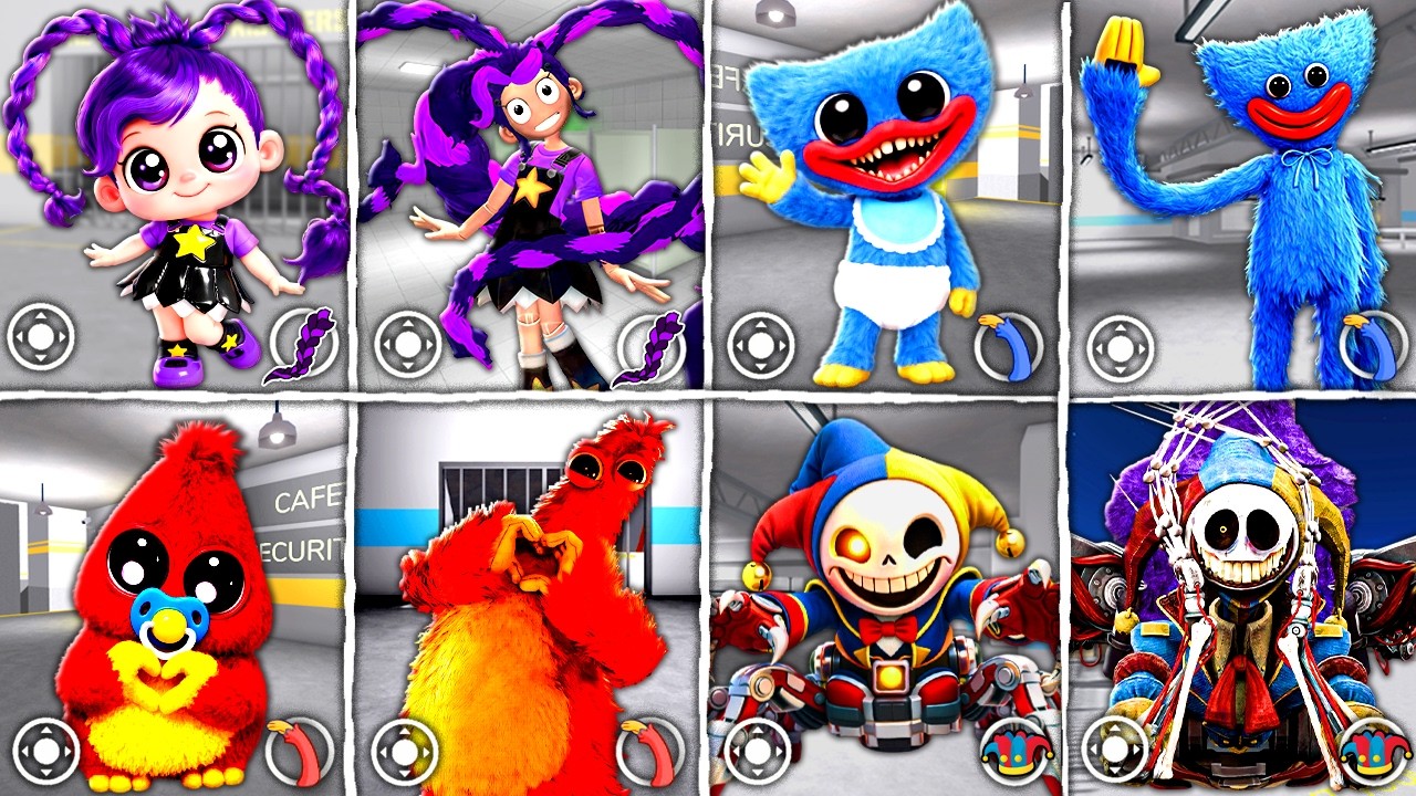 1,000,000 ALL BABY Poppy Playtime 1,2,3,4,5 BOSSES - What If I Become EVERYONE in BARRY'S PRISON RUN