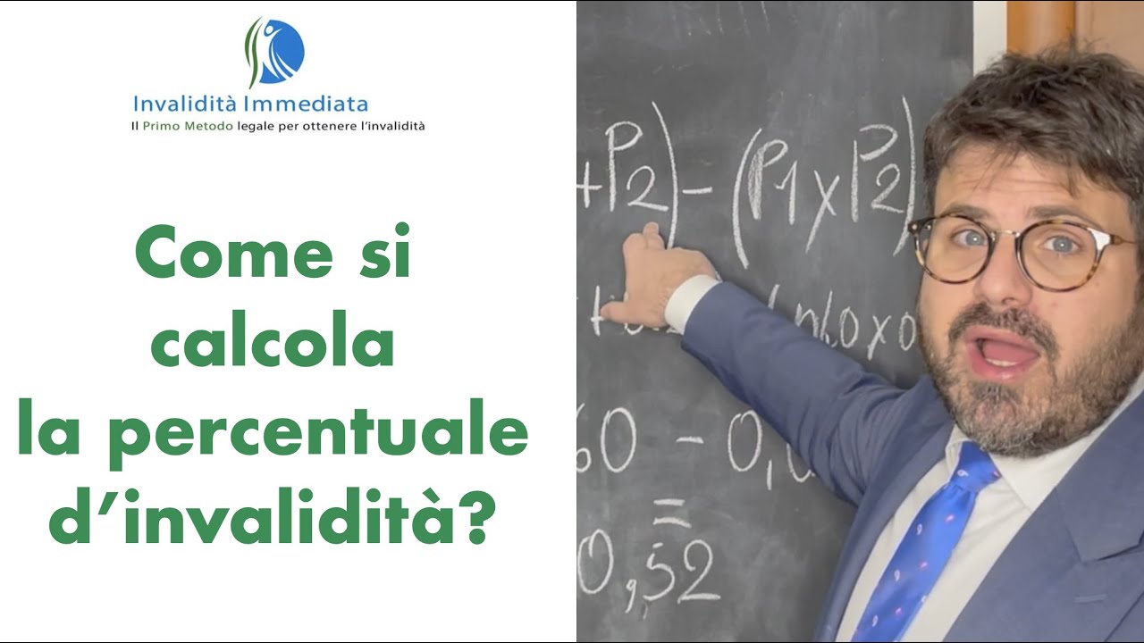 Come si calcola la percentuale d'invalidità?