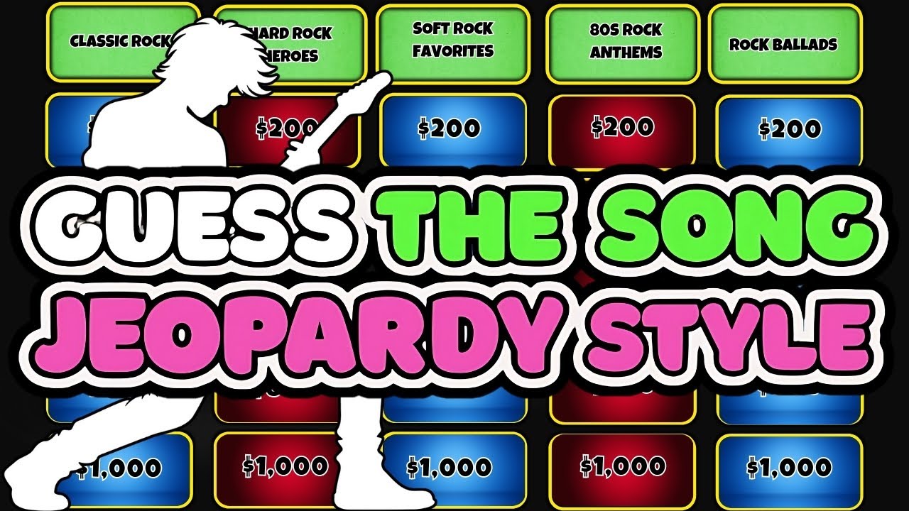 Угадай песню Jeopardy 🎸 Я люблю рок – Часть 2 | Викторина по рок-музыке | Quiz Burst