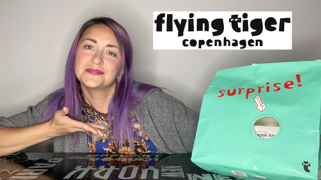 Apro una busta sorpresa di FLYING TIGER fatta da mio marito