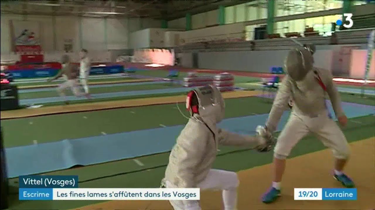 Stage d'escrime de haut niveau au CPO de Vittel - Portrait de Coline Gleizal