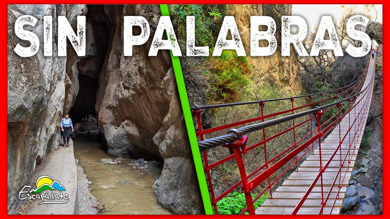 LOS CAHORROS DE MONACHIL, PUENTE COLGANTES, CASCADAS, CUEVAS, la ruta MÁS ESPECTACULAR de GRANADA