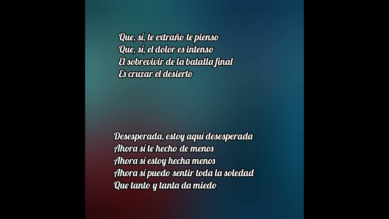Jennifer Lopez - Me Haces Falta (Letra)