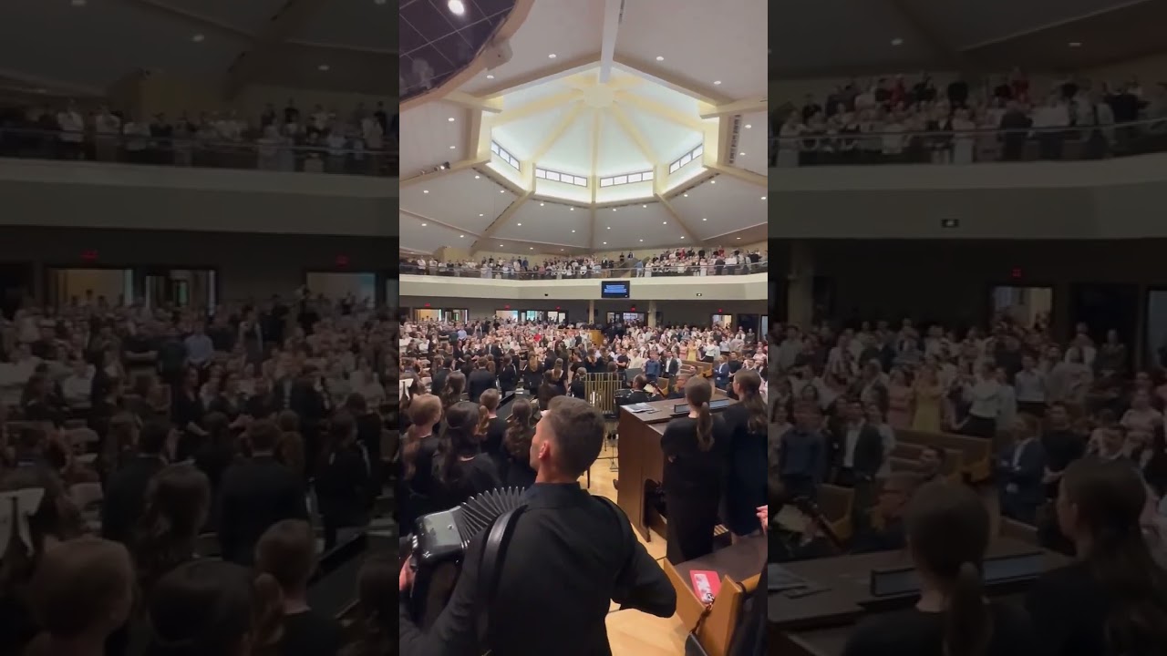 Красивое молодежное пение 🥰🔥🔥 @sergegavriliuk #мсцехб #music #choir #музыка #молодежь #музика