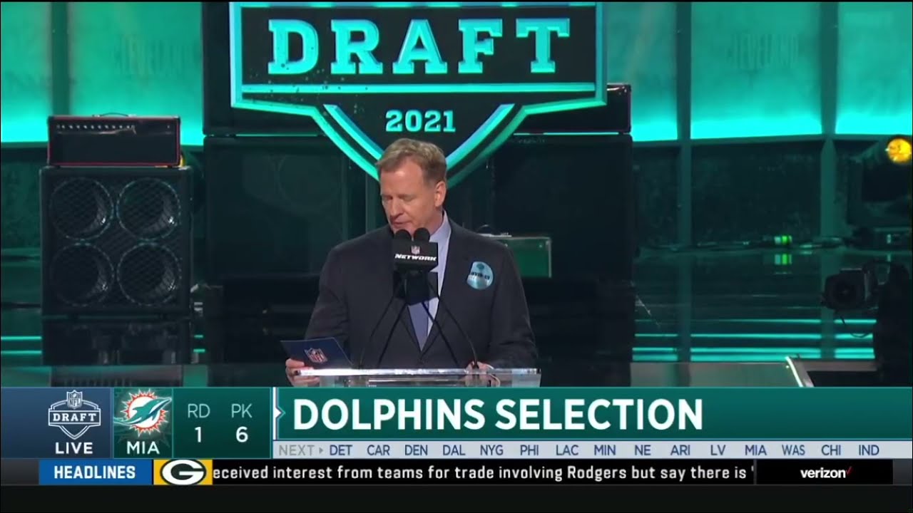 Dolphins Draft Jaylen Waddle with the 6th Overall Pick | 2021 NFL Draft Highlights