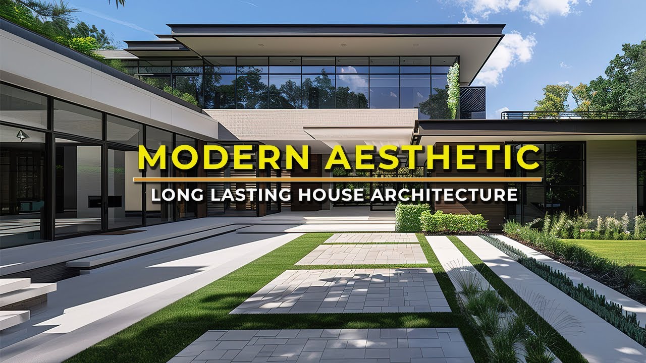 Long Lasting House Architecture Design Trend Inspired by Modern Minimalist Style