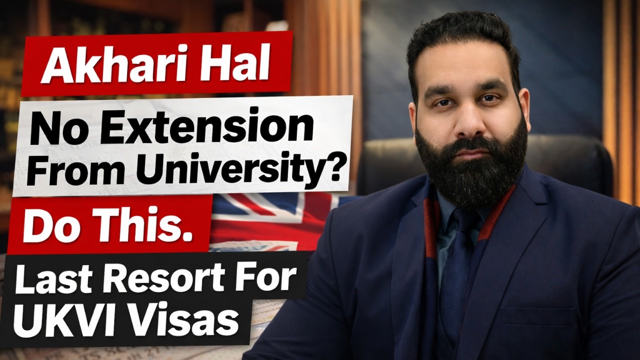 No Extension From University? Akhari Hal | Last Resort for UKVI Student Visa
