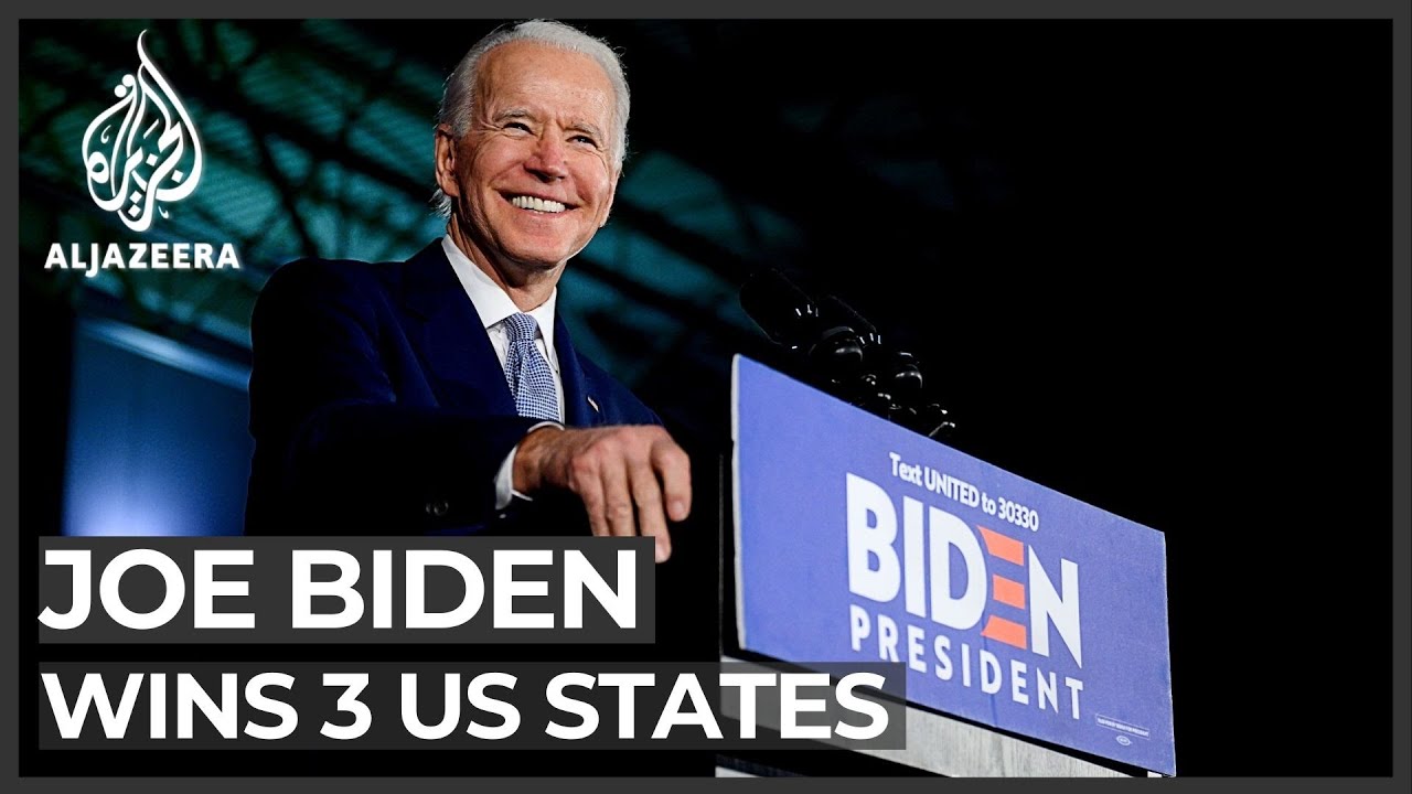 US elections 2020: Joe Biden's victory across three states