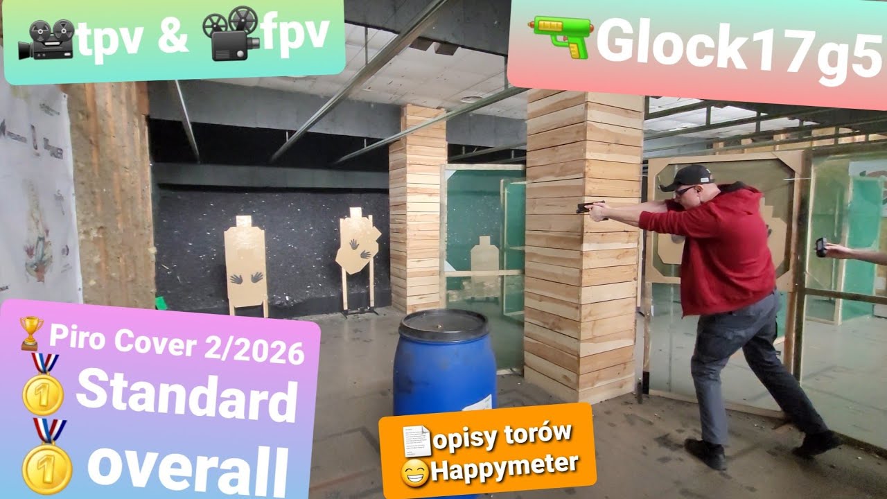 Zawody PiRO Cover🏆 2/2026 🥇Standard 15.02.2026 🔫GLOCK 17g5MOS🇧🇷  🥇Overall