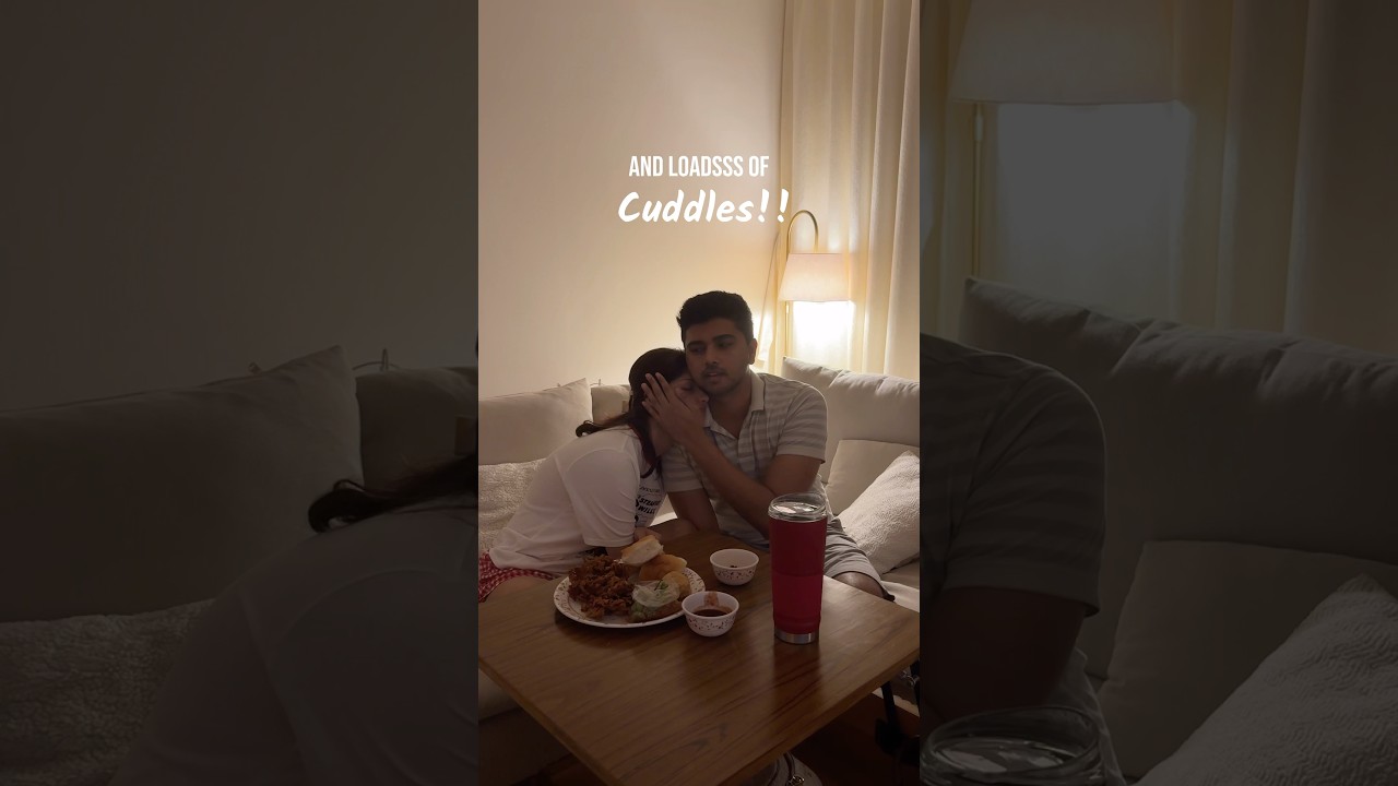 Rains, Snacks And Cuddles 😍😭 #shorts #monsoon #cozy #couple
