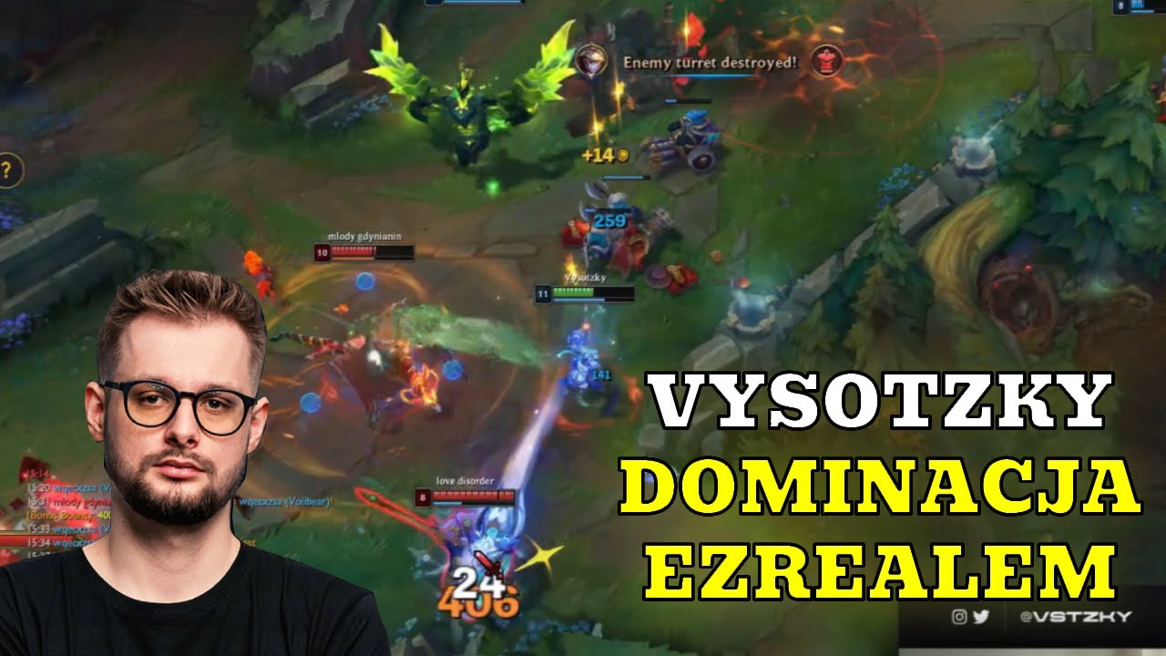 VYSOTZKY DOMINACJA EZREALEM NA ADC | SZYBKIE SHOTY