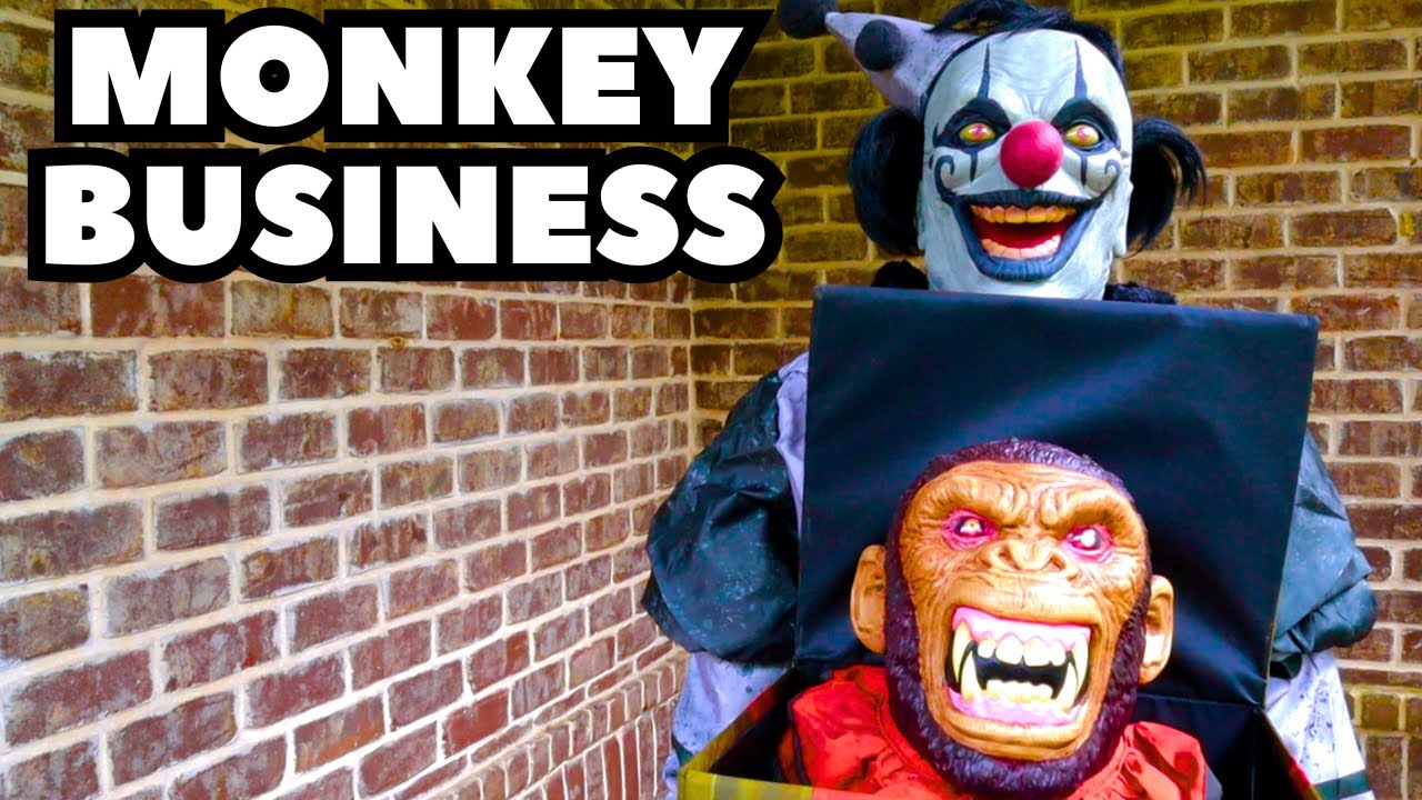 Spirit Halloween - Monkey Business | Unboxing/Setup | Scary Clown Jumpscare
