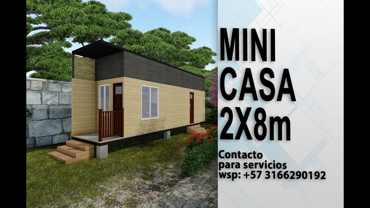Mini Casa 2x8 metros - Tiny House