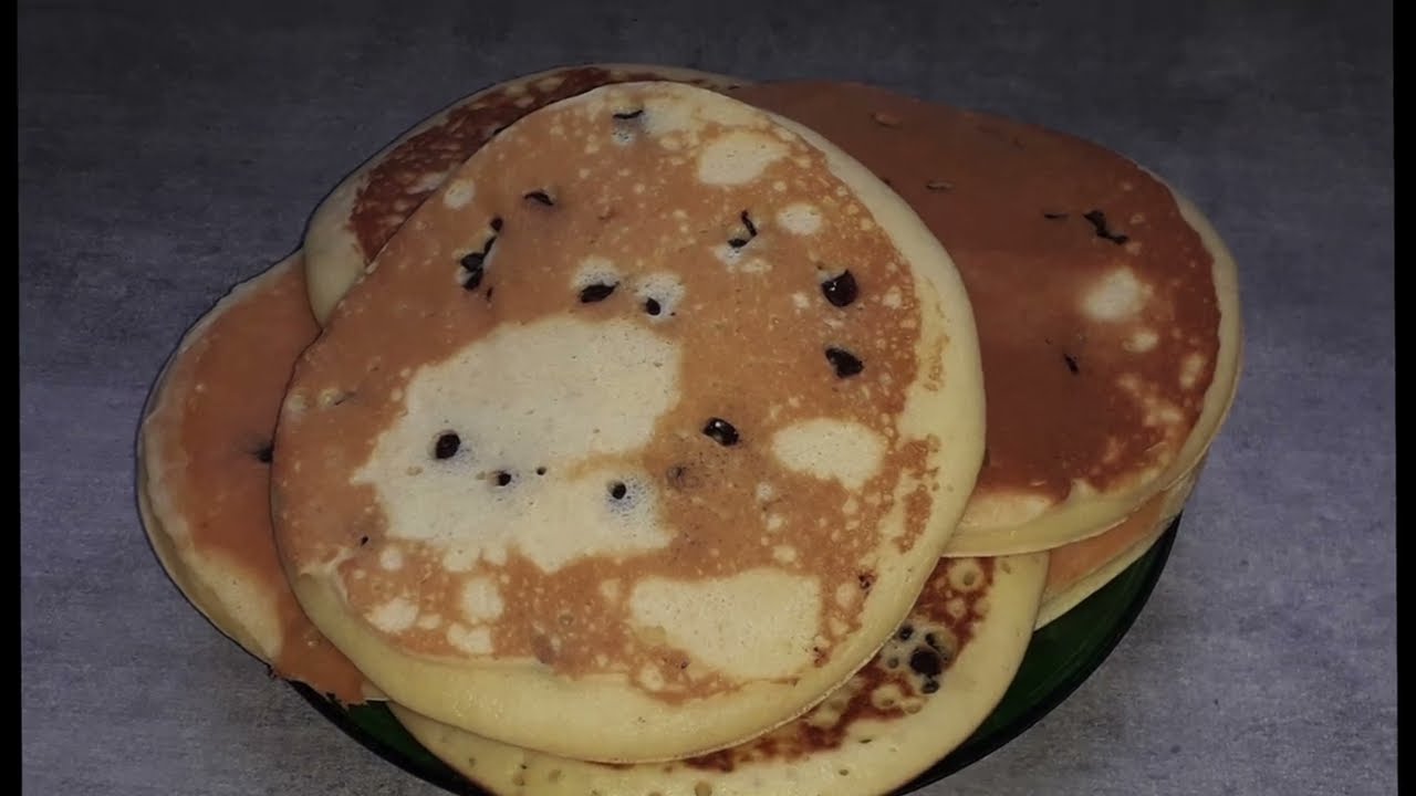 Pancakes à l'orange et pépites de chocolat - La cuisine de la mama