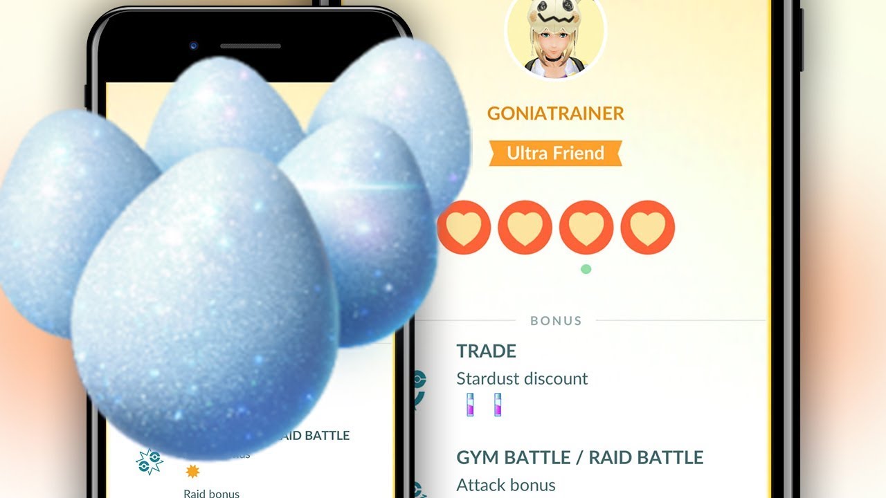YOU HAVE TO USE LUCKY EGGS FOR BEST FRIENDS - POKEMON GO