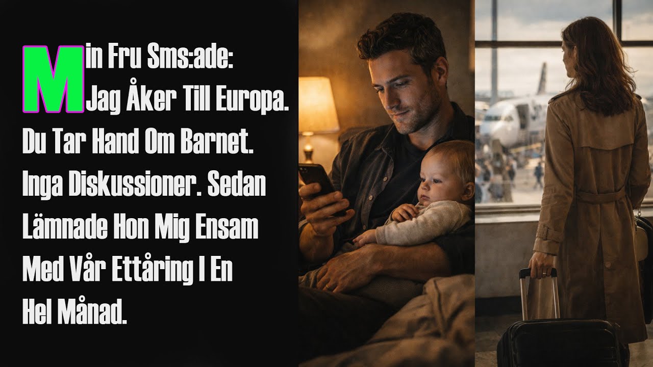 Min Fru Sms:ade: Jag Åker Till Europa. Du Tar Hand Om Barnet. Inga Diskussioner.