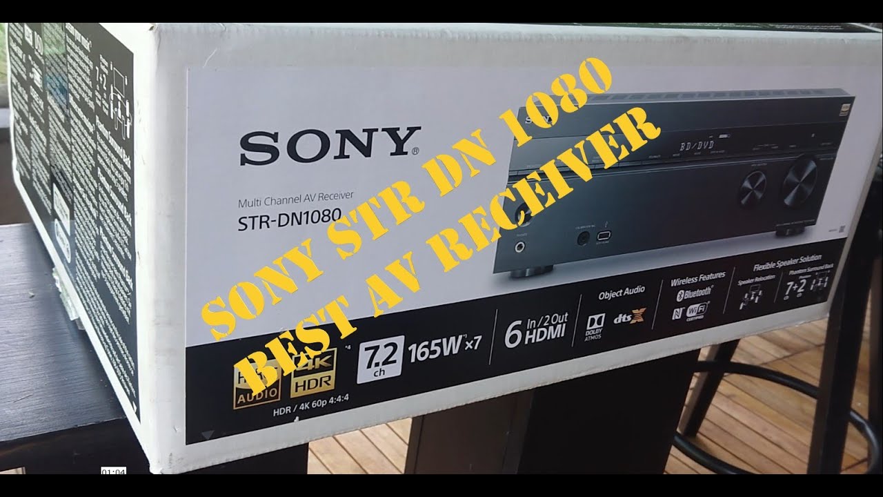 Sony STR  DN1080 (Best AV receiver ,4k,7.2,Dolby atmos) !! Best AV receiver  2021/2022 !!