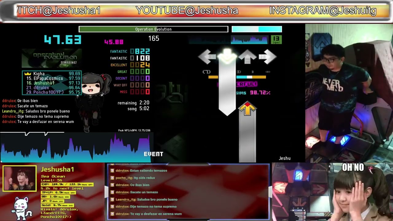 Jeshu - Operation Evolution Lv13 97.29 EX (99.42%) 165bpm